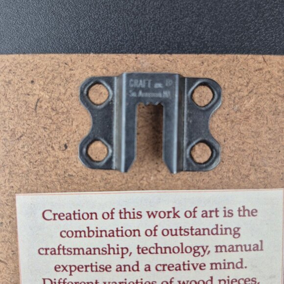 Mini Wooden Swan Laser Cut Framed Picture 8 x 8 - Picture 11 of 16